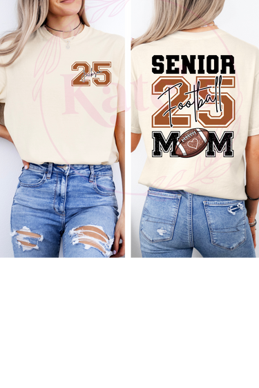 Custom Senior Football Mom Shirt